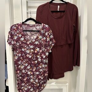 Latched mama Nursing shirts XL